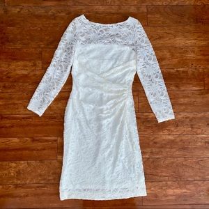 Lauren Ralph Lauren Sequined Lace Sheath Dress